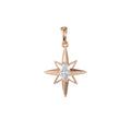 Gold plated Long Star Pendants I-815 - DLUXCA