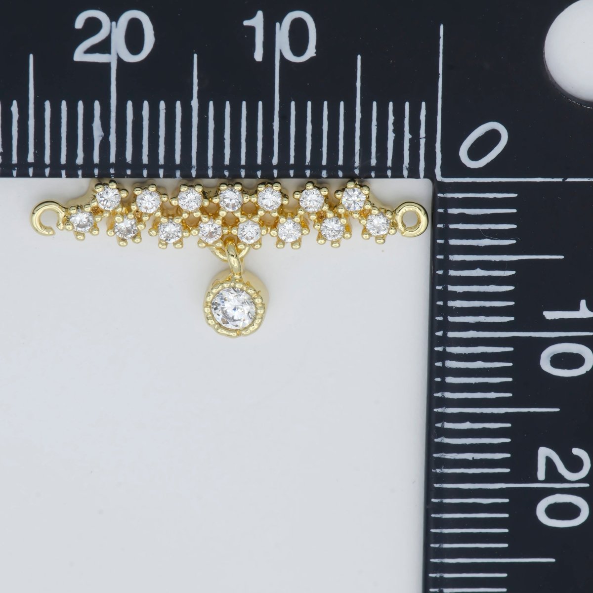 Gold plated Simple Minimalist Connector F-576 - DLUXCA
