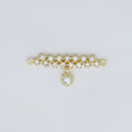 Gold plated Simple Minimalist Connector F-576 - DLUXCA