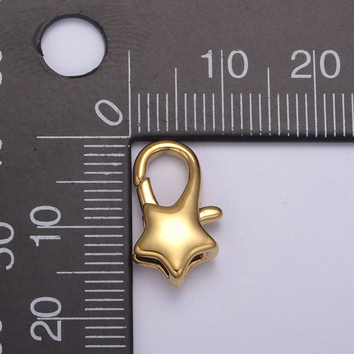 Gold plated Star Lobster Clasp Tiny Star Trigger Clasp – Celestial Lobster Claw for Jewelry Making Supplies L-582 L-583 L-590 L-591 - DLUXCA