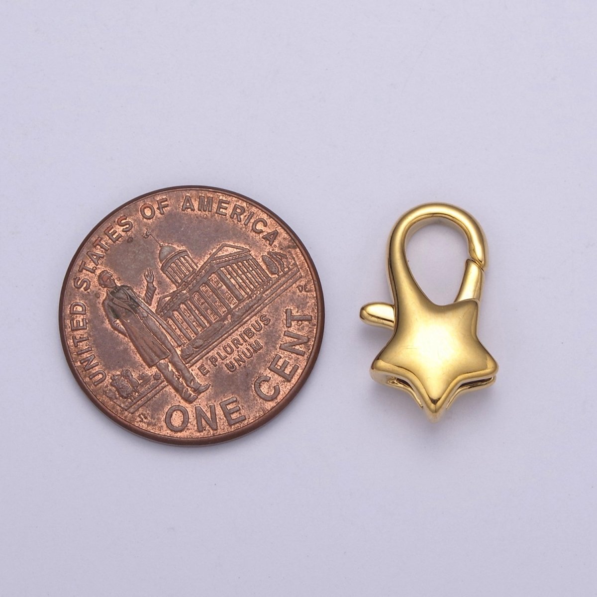Gold plated Star Lobster Clasp Tiny Star Trigger Clasp – Celestial Lobster Claw for Jewelry Making Supplies L-582 L-583 L-590 L-591 - DLUXCA