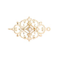 Gold plated Vintage Style Connector - F-002 - DLUXCA