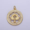 Gold Holy Spirit Dove Pendant Necklace Holy Spirit Religious Necklace Charm N-419 - DLUXCA