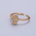 Gold Leopard Ring, Danity Panther Ring, Cat, Cheetah Ring Animal Jewelry O-2145 - DLUXCA
