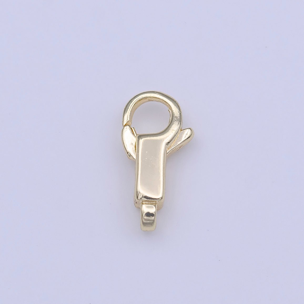 Gold Rectangular Long Body 10.5mm Lobster Claw Closure Jewelry Making Supply | K-270 - DLUXCA