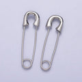 Safety Pin Earrings Silver Safety Pin Earrings Modern Geometric Earrings Minimalist Look |EARRINGS-00244