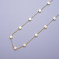 Gold Satellite Hexagonal Bead Chain Wholesale by Yard For Jewelry Making Component | ROLL-838 Clearance Pricing - DLUXCA