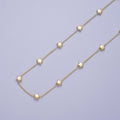 Gold Satellite Star Bead Chain Wholesale by Yard For Celestial Jewelry Component | ROLL-837 Clearance Pricing - DLUXCA