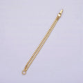 Gold, Silver 5mm Double Box Chain Open Loop Linear Earring Drop Jewelry Making Supply | Z-933 Z-934 - DLUXCA