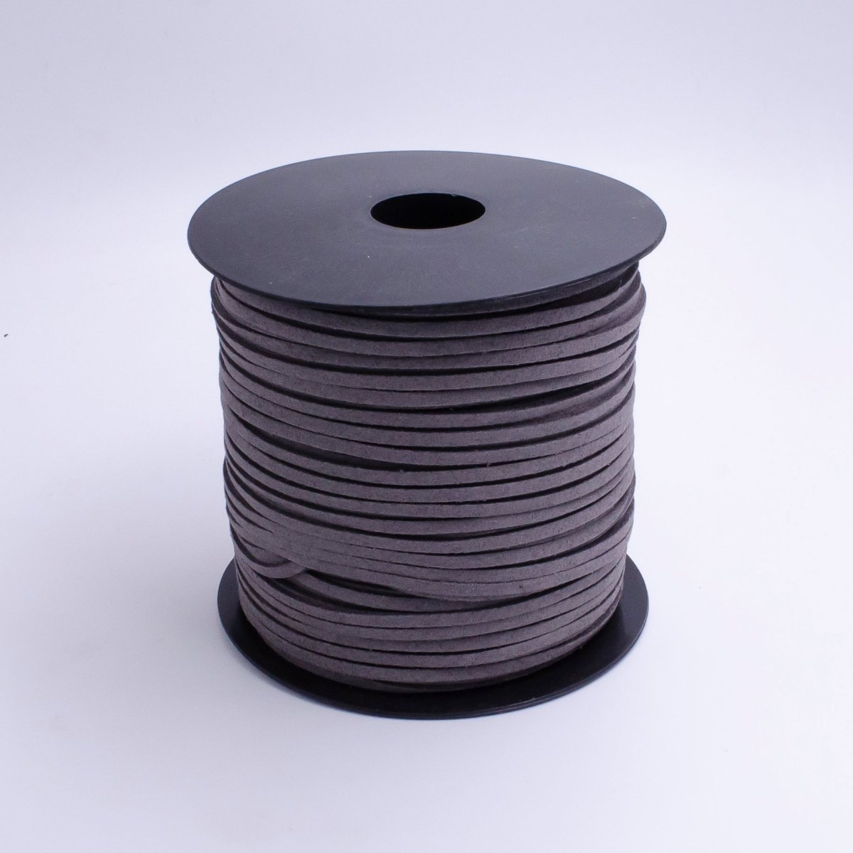 Grey, Brown Soft Synthetic Suede Leather For Rope DIY Jewelry Necklace Making | ROLL-1434 ROLL-1435 - DLUXCA