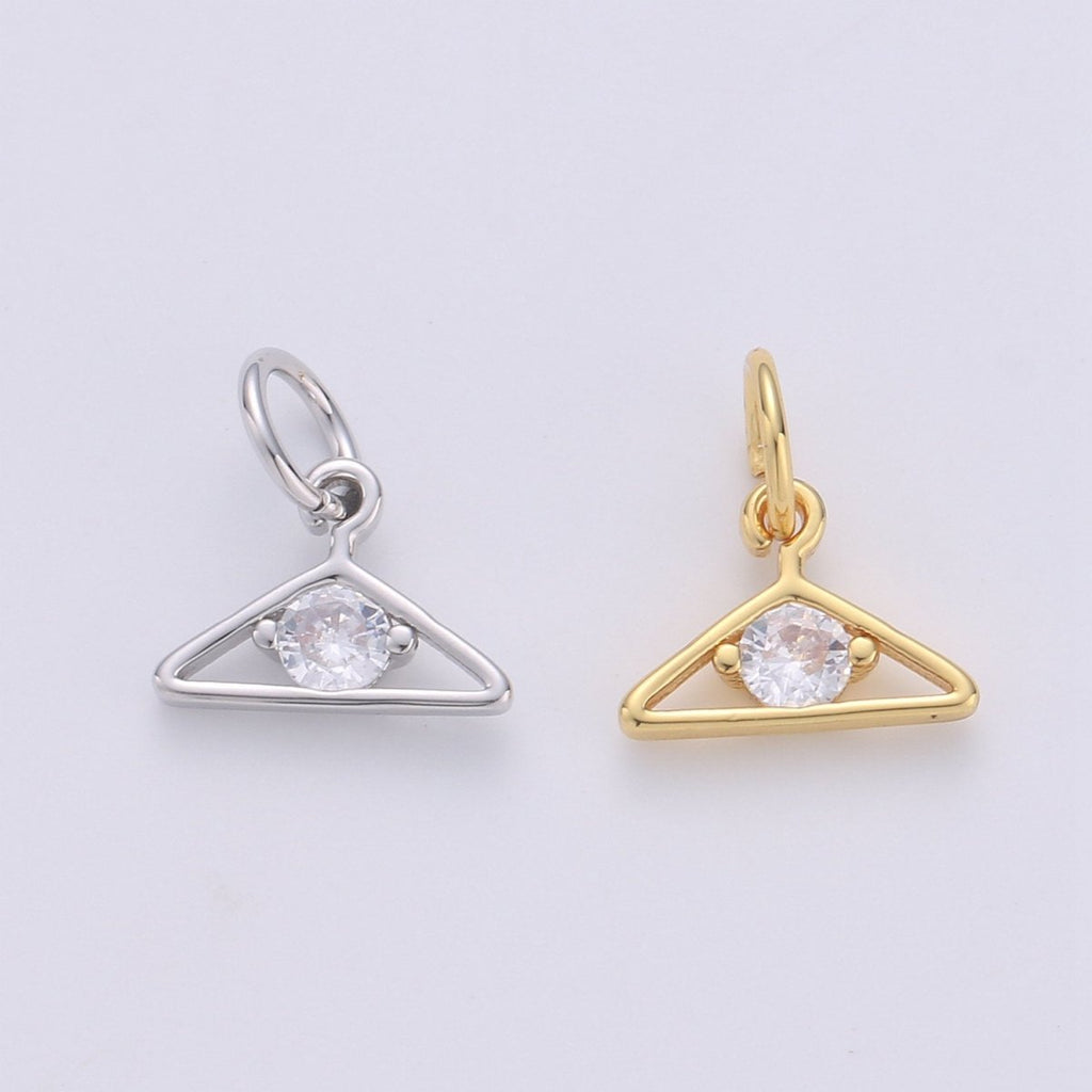Hanger Charms Gold Cloth Hanging Pendants Mini Design Earrings Bracelet Necklace Charm Jewelry making supply Gift. D-566 D-567