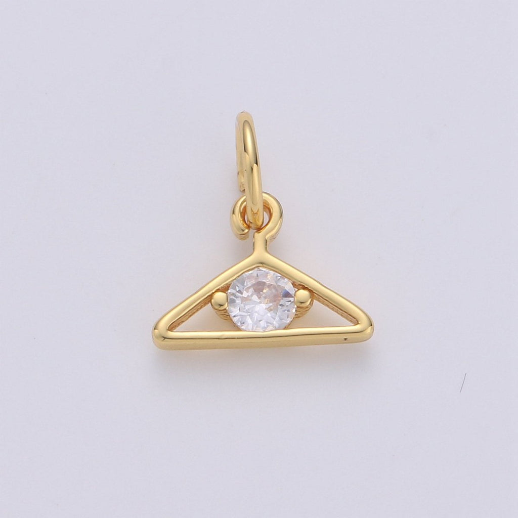 Hanger Charms Gold Cloth Hanging Pendants Mini Design Earrings Bracelet Necklace Charm Jewelry making supply Gift. D-566 D-567
