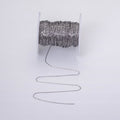 Ladder Hook Horse Shoe Chain 1.1mm Unfinished Chain by Yard Unique Horseshoe Link Chain | ROLL-1327 Clearance Pricing