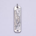 Long Bar Ocean Charm Silver Gold Beach Wave Earth Day Necklace Pendant AC573 AC574 AC575 AC576