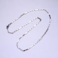 Long Flat Mariner Anchor Chain Necklace for Women Stainless Steel Necklace 20 inch long | WA-2098 Clearance Pricing - DLUXCA