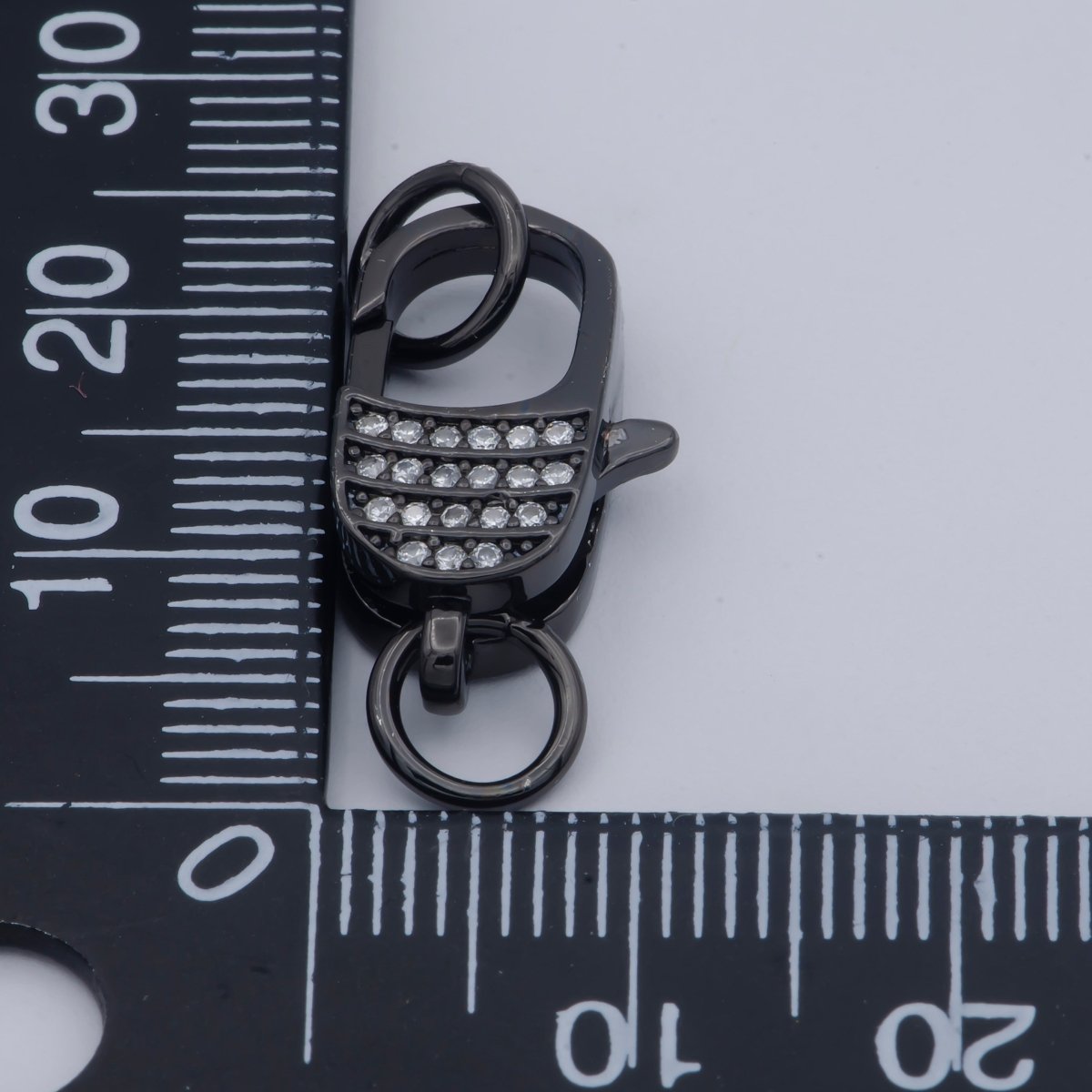 Micro Pave Gold plated CZ Lobster Clasp End Clasp For DIY Jewelry Making Necklace Bracelet Anklet L-301~L-304 - DLUXCA