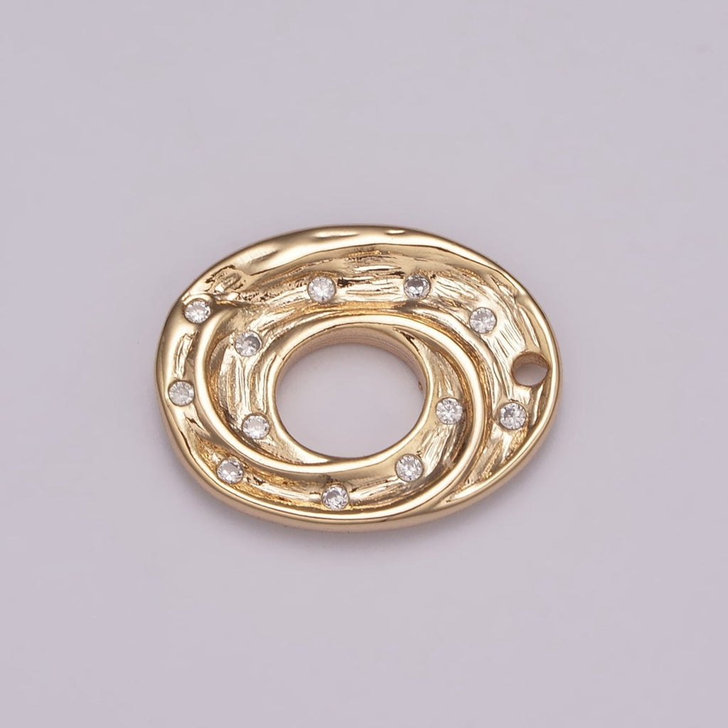 Mini Galaxy Space Charm 18K Gold plated Celestial Star Charm N-160 - DLUXCA