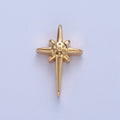 Mini North Star Bead for Bracelet Necklace Component W-851 - DLUXCA