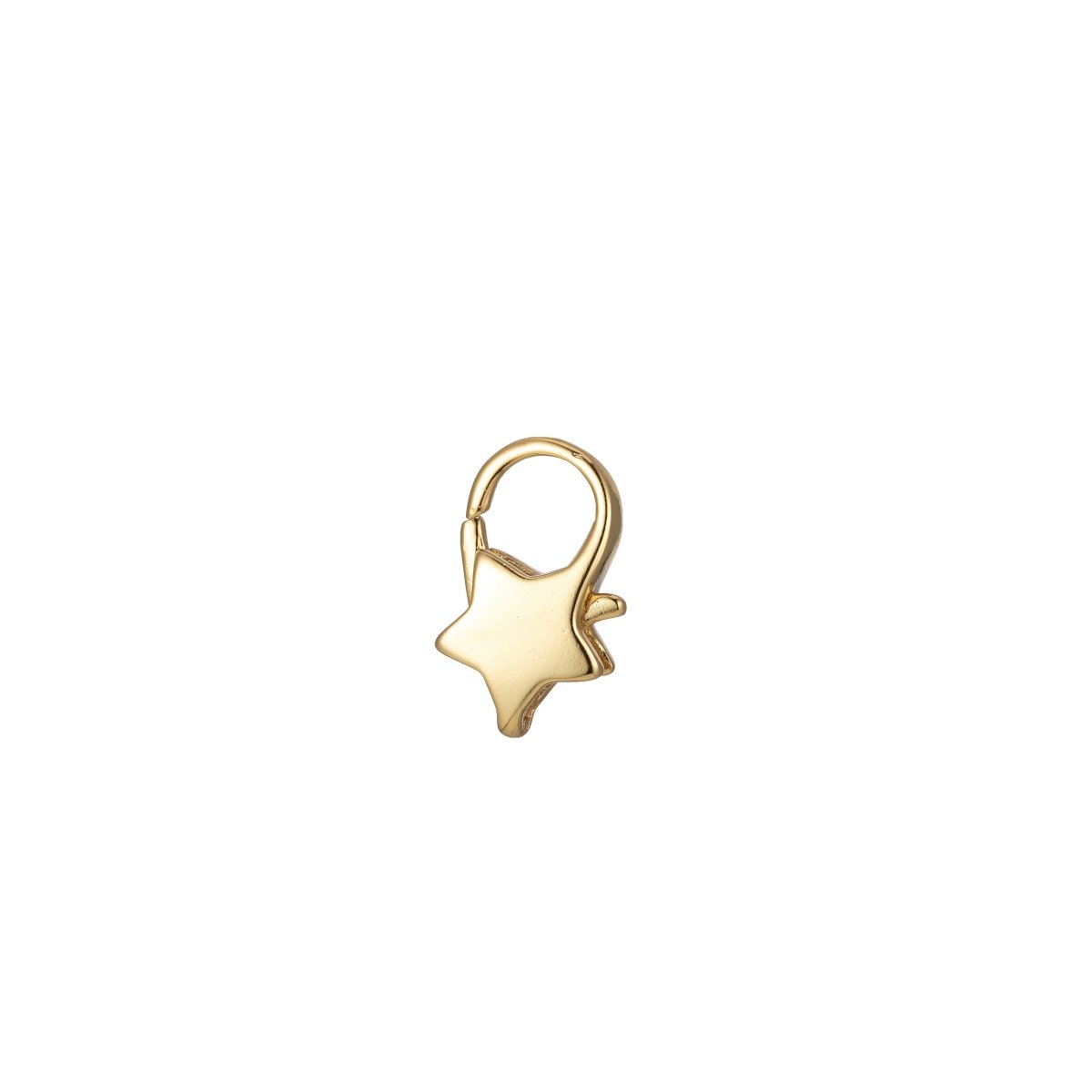 Mini Star Clasp Wholesale Lobster Clasp 24k Gold plated end Clasp Celestial Lobster Claw for Jewelry Making L-346 L-347 - DLUXCA