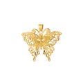 Monarch Butterfly Charm in 18k Gold plated charm for Necklace Earring Jewelry Making H-820 - DLUXCA