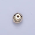 Pieces Pack Abstract 6.4x7.7mm Geometric Spacer Bead Jewelry Findings in Silver & Gold B-096 B-128