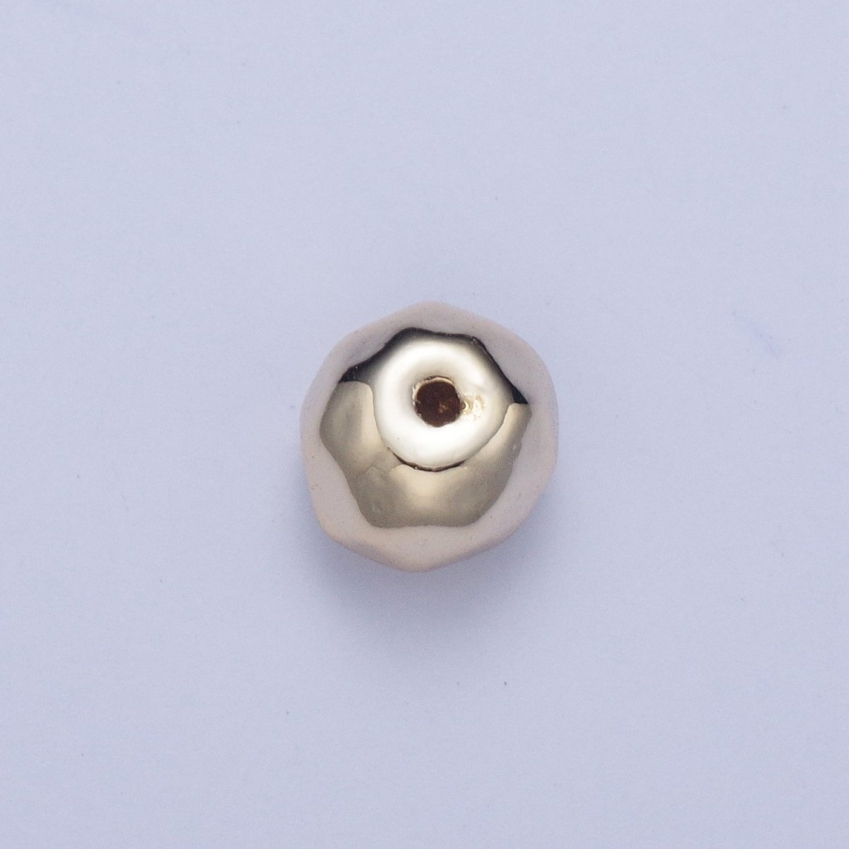 Pieces Pack Abstract 6.4x7.7mm Geometric Spacer Bead Jewelry Findings in Silver & Gold B-096 B-128