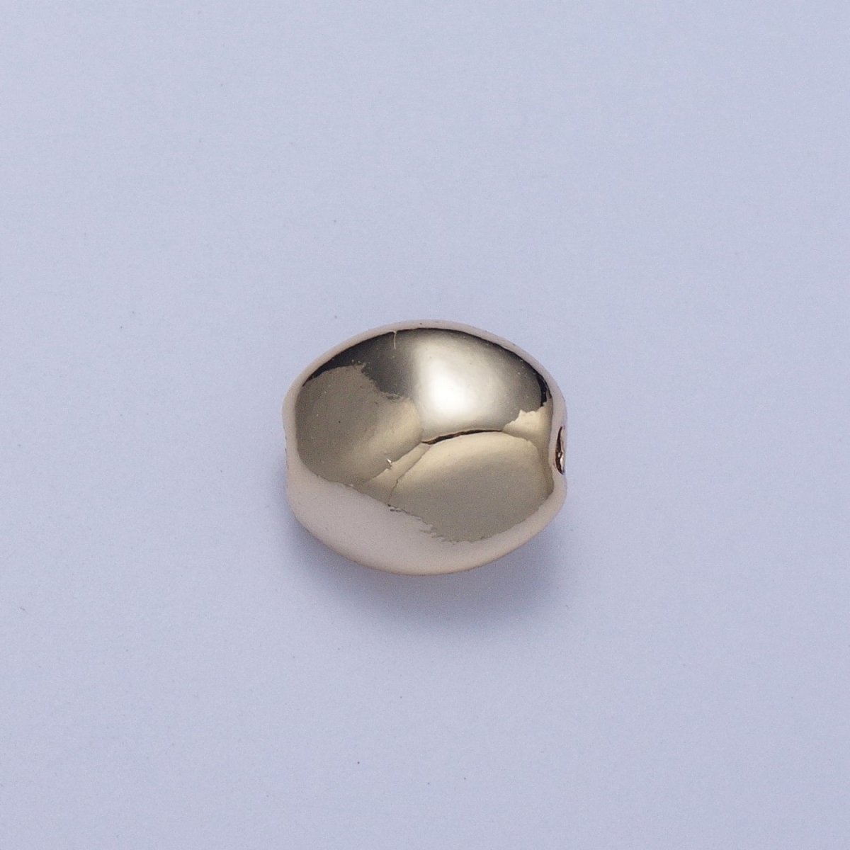 Pieces Pack Abstract Oval 7mmx6.5mm Geometric Spacer Beads Jewelry Findings in Gold & Silver B-097 B-101 - DLUXCA