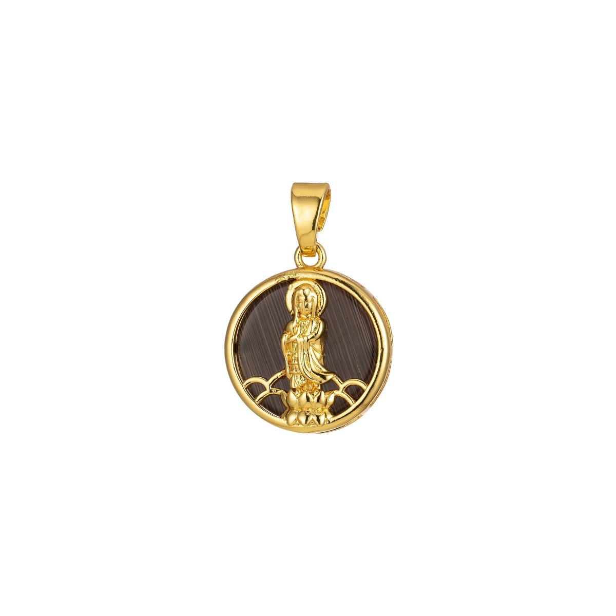 Quan Yin Pendant Buddha Kuan Yin Dainty Religious Charm J - 296~J - 300 - DLUXCA