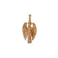 Saint Michael the Archangel Pendant 18k Gold plated St Michael The Archangel Miniature Charm Patron Saint of Soldiers Police H-817 - DLUXCA