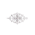 Silver Gold plated Ancient Style link Connector for Earring Bracelet Necklace F-050 - DLUXCA