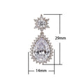 Silver Gold plated Teardrop Pendants I-208 - DLUXCA