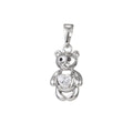Silver Gold plated Teddy Bear Pendants I-461 - DLUXCA