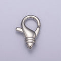 Silver / Gold Lobster Clasps - Teardrop 24K Gold plated Clasp for Jewelry Making Findings L-588 L-589 - DLUXCA