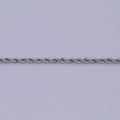 Silver Rope Chain by Yard, Gold Twisted Chain by Yard, Wholesale Roll Chain for Jewelry Making 2.2mm thickness | ROLL-595 Clearance Pricing - DLUXCA