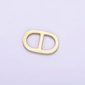 Stainless Steel 10mm Anchor Link Oblong Bar Open Jewelry Making Findings Supply | Z-507 - DLUXCA