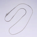 Stainless Steel 1.2mm Dainty Cocoon Omega 20 Inch Layering Chain Necklace | WA-2268 Clearance Pricing - DLUXCA