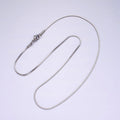 Stainless Steel 1.2mm Dainty Snake 18 Inch Layering Chain Necklace | WA-2267 Clearance Pricing - DLUXCA