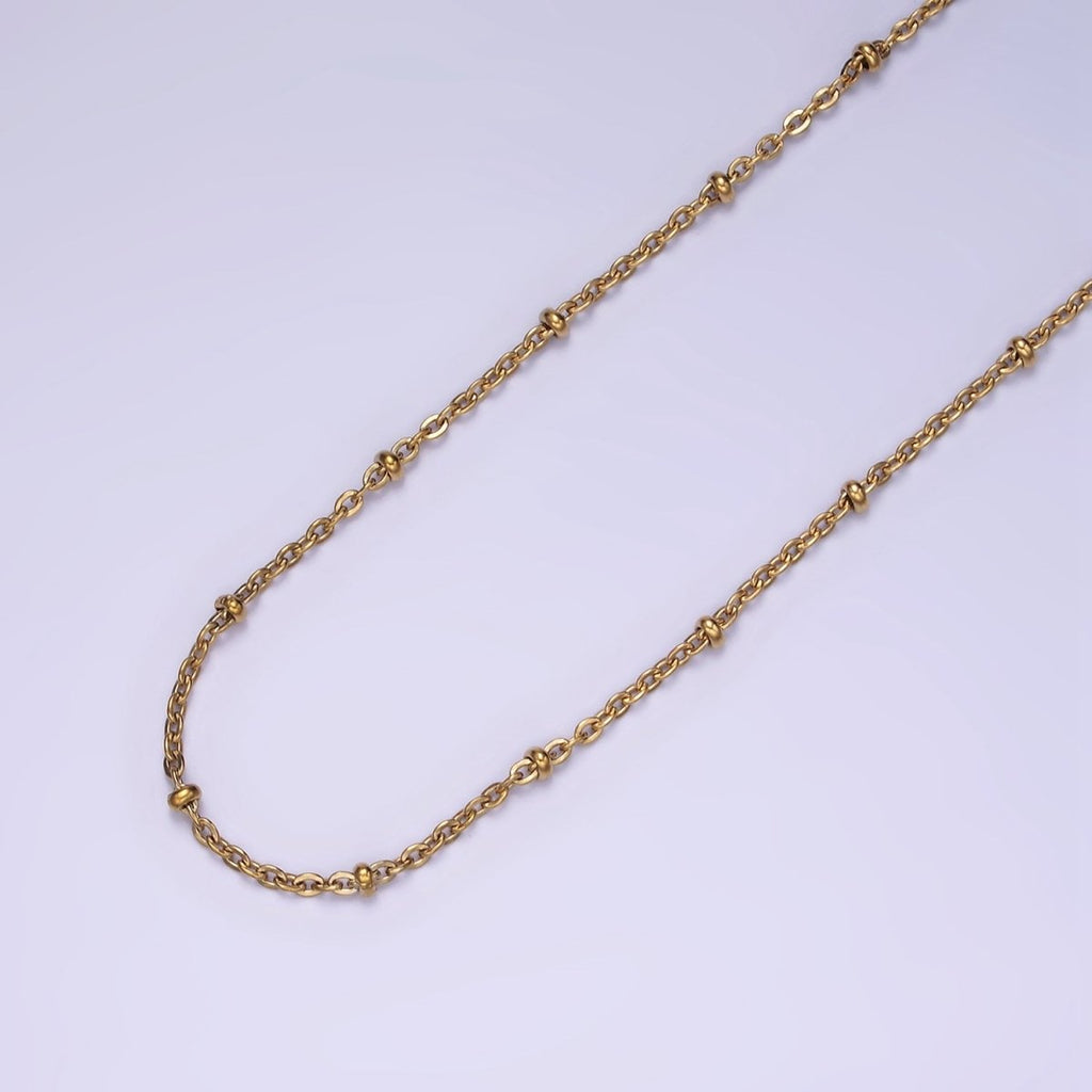 Stainless Steel 1.5mm Satellite Cable Unfinished Chain by Yard | ROLL-1507 - DLUXCA