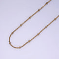 Stainless Steel 1.5mm Satellite Cable Unfinished Chain by Yard | ROLL-1507 - DLUXCA