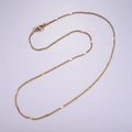 Stainless Steel 1.7mm Edged Flat Snake Chain 19.5 Inch Necklace | WA-2367 - DLUXCA