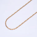 Stainless Steel 1.7mm Minimalist Paperclip Unfinished Chain by Yard | Roll - 1549 