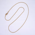 Stainless Steel 1mm Dainty Cocoon Snake 20 Inch Layering Chain Necklace | WA-2303 Clearance Pricing - DLUXCA