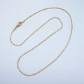 Stainless Steel 1mm Snake Chain 19.7 Inch Necklace, Gold or Silver Tone | WA-2594, WA-2595