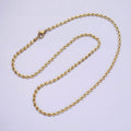 Stainless Steel 2.5mm Dot Designed Geometric 17.5 Inch Layering Statement Chain Necklace | WA-1998 Clearance Pricing - DLUXCA