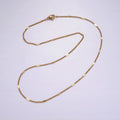 Stainless Steel 2mm Curb Edged Flat Chain 18 Inch Necklace | WA-2349 - DLUXCA