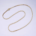 Stainless Steel 2mm Dainty Rectangular Box 17.72 Inch Layering Chain Necklace | WA-1991 Clearance Pricing - DLUXCA