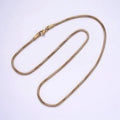 Stainless Steel 2mm Wheat Cocoon Snake Chain 18 Inch Layering Necklace | WA-2018 Clearance Pricing - DLUXCA