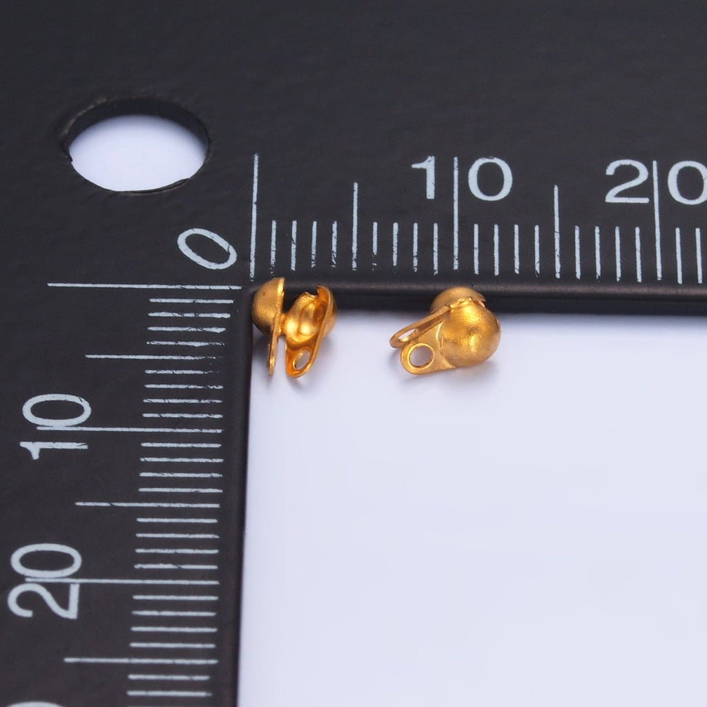Stainless Steel 3mm Minimalist Crimp Findings Set | Z1040 - DLUXCA