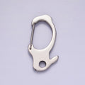 Stainless Steel 45mm Geometric Snap Hook Carabiner Jewelry Findings Supply | Z563 - DLUXCA