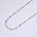 Stainless Steel Dark, Bright Enamel Flat Unique Link Unfinished Chain For Jewelry Making | ROLL-1425 ROLL-1426 Clearance Pricing